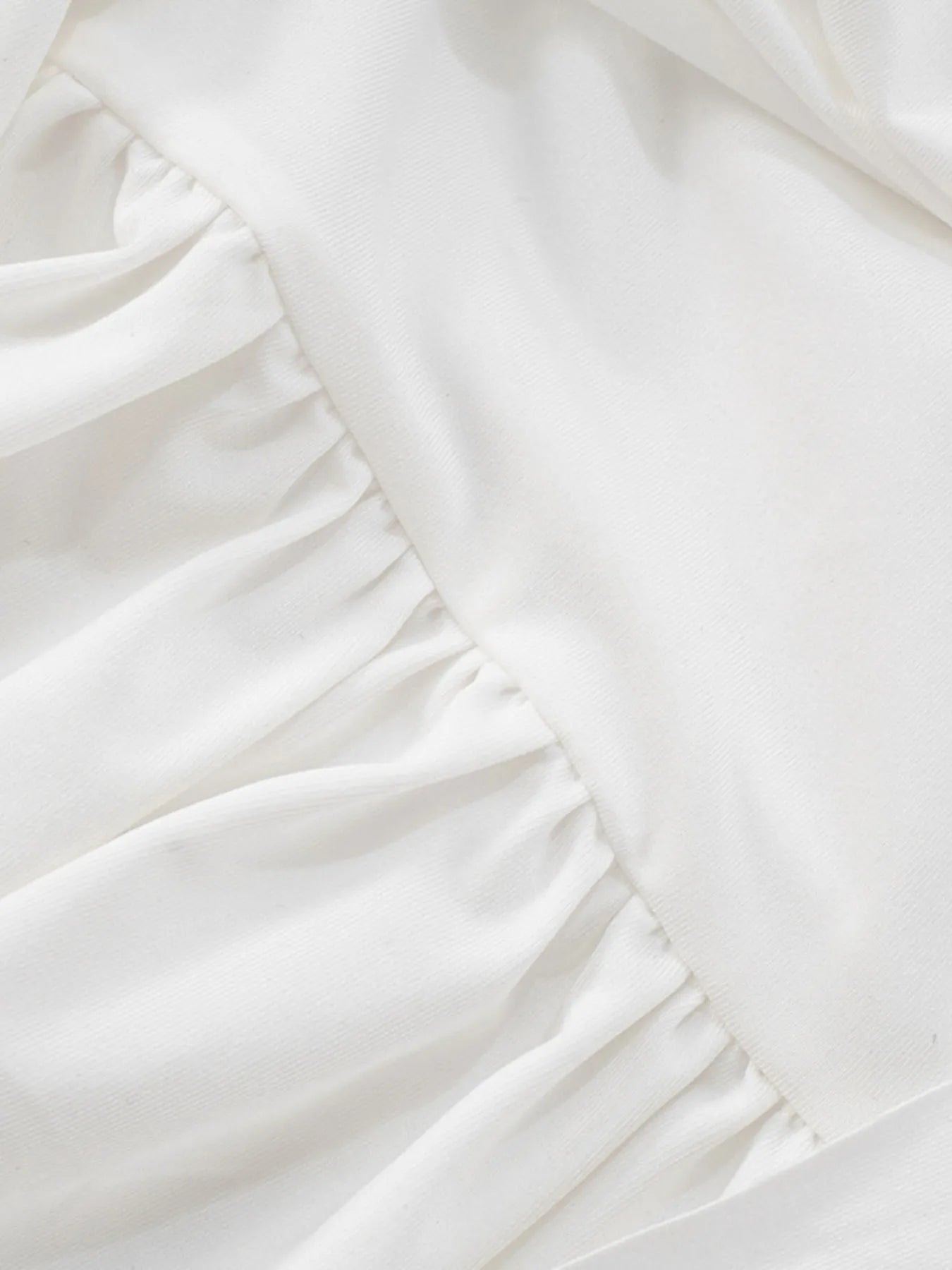 Ruched One-Shoulder Mini Dress