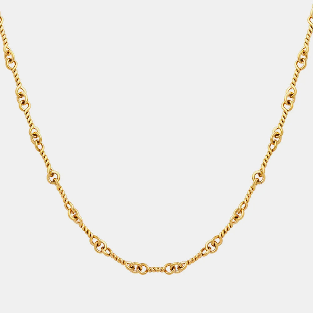 Titanium Steel Chain Link Necklace
