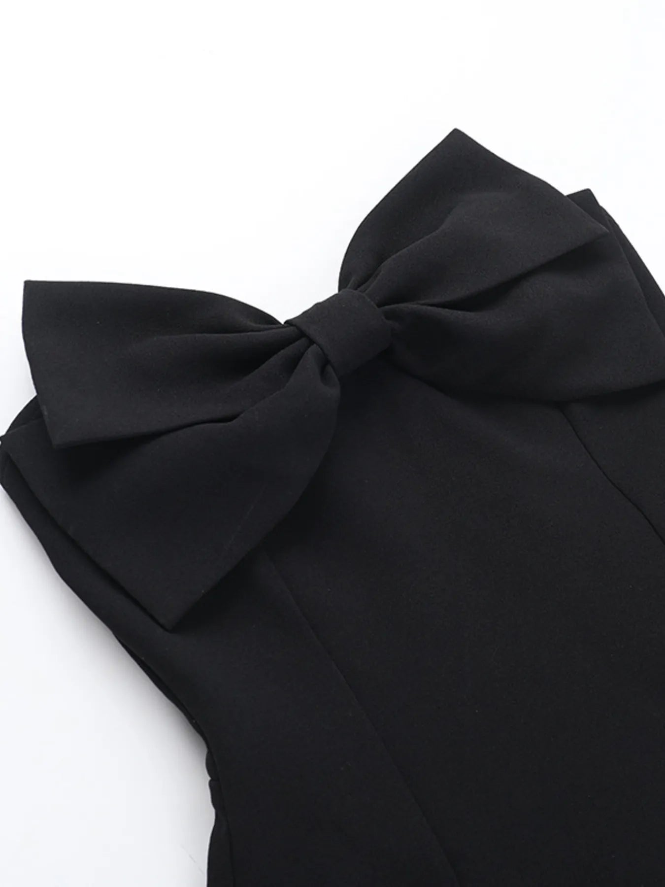 Bow Tube A-Line Mini Dress