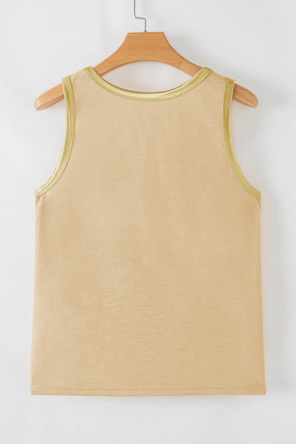 Round Neck Wide Strap Tank