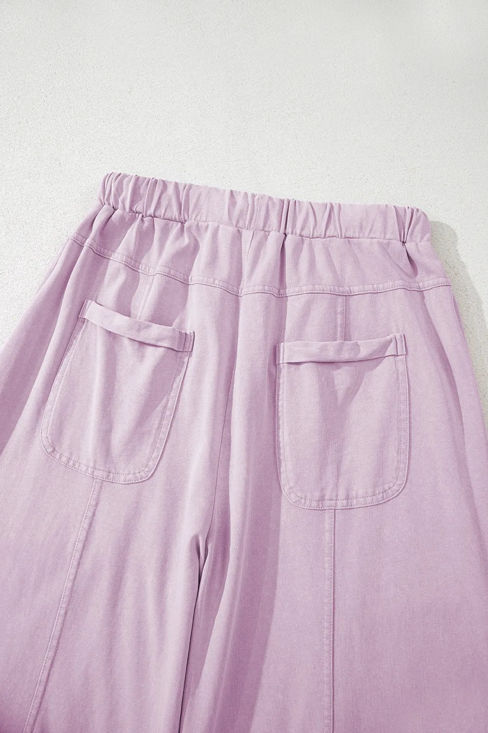 Wide-Leg Cargo Pants with Drawstring Waist