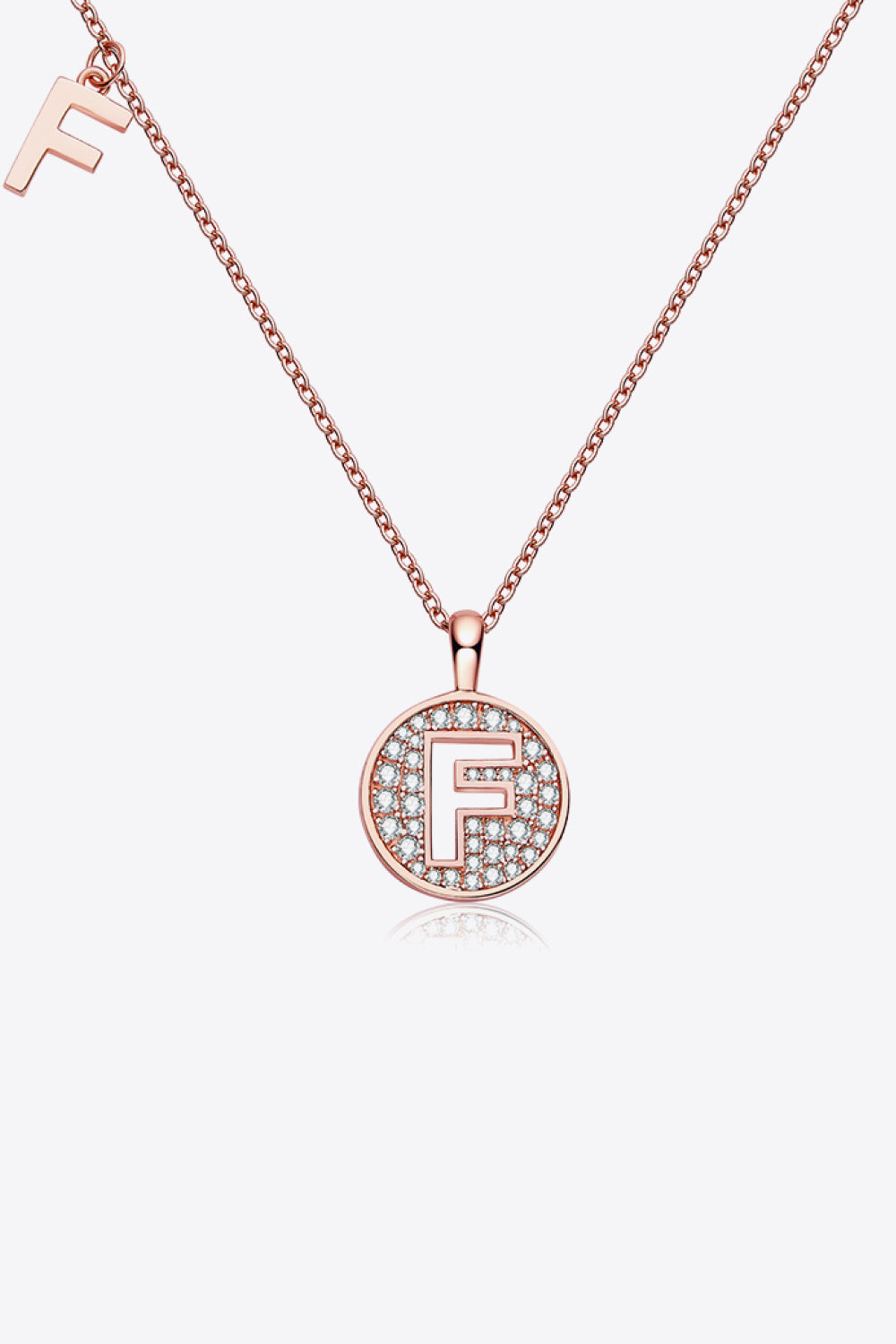 Moissanite A to J Pendant Necklace F One Size