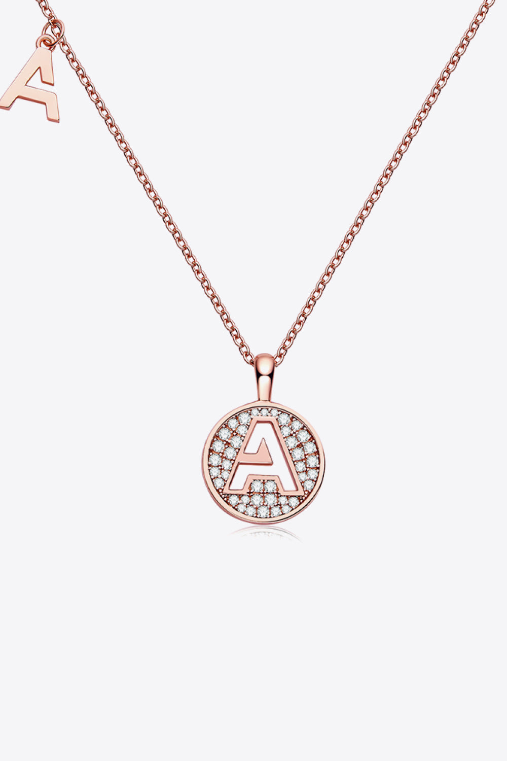 Moissanite A to J Pendant Necklace A One Size