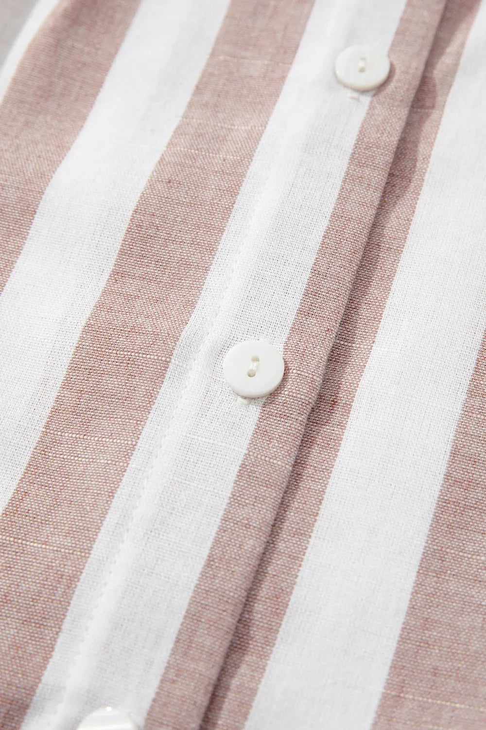 Stripe Button Down Sleeveless Shirt