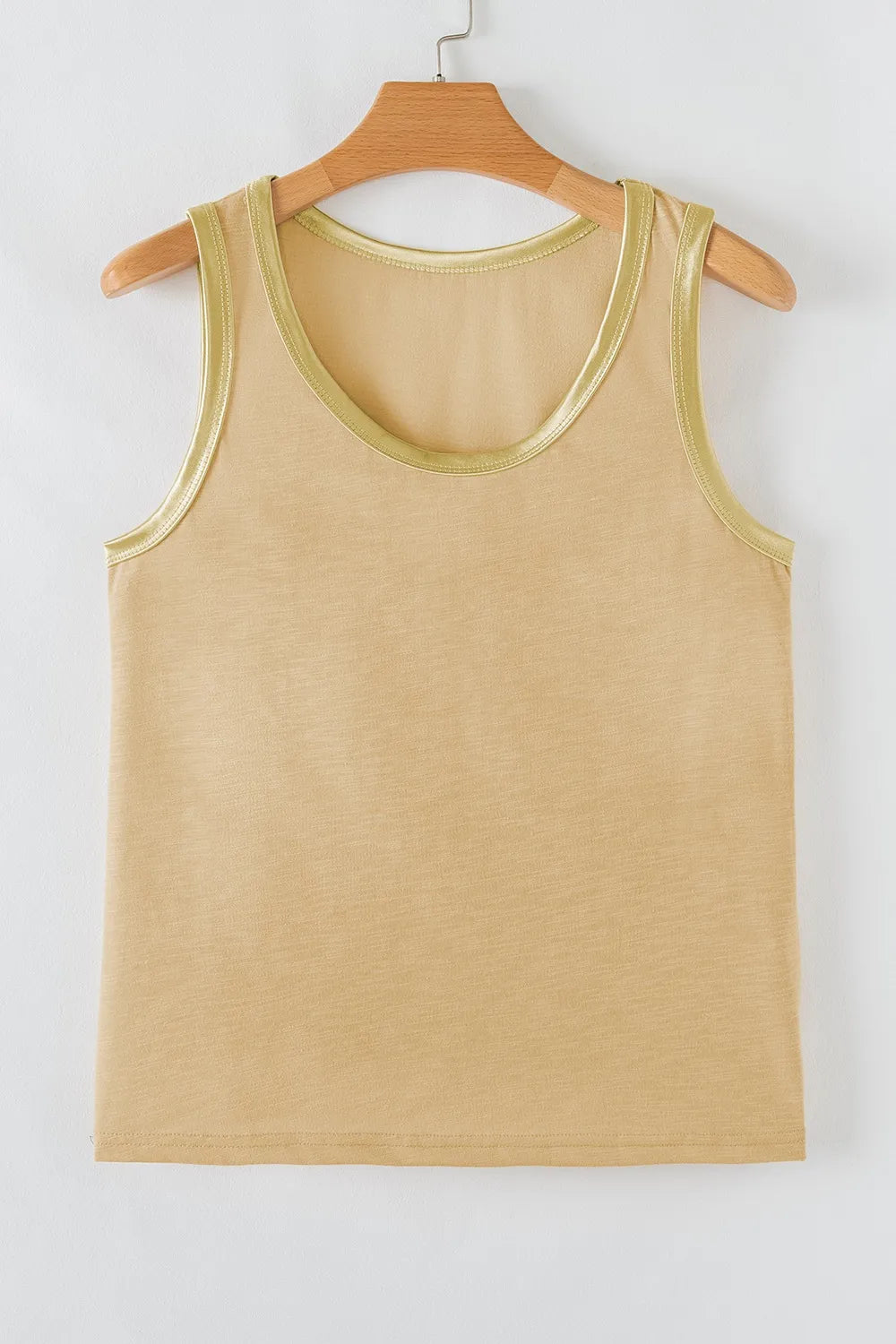 Round Neck Wide Strap Tank