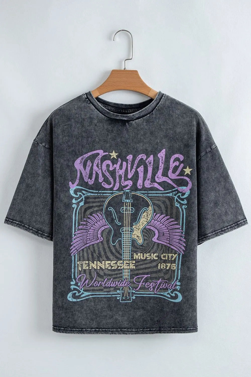 Graphic Mineral Washed Vintage Tee