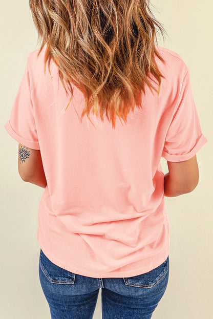 Dotty Bunny Bow Graphic Short Sleeve T-Shirt