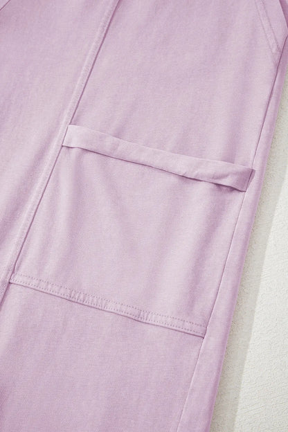 Wide-Leg Cargo Pants with Drawstring Waist