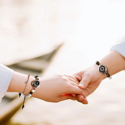 Long Distance Couple Bracelet