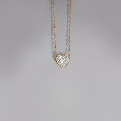 18K Gold-Plated Stainless Steel Pendant Necklace Style C One Size