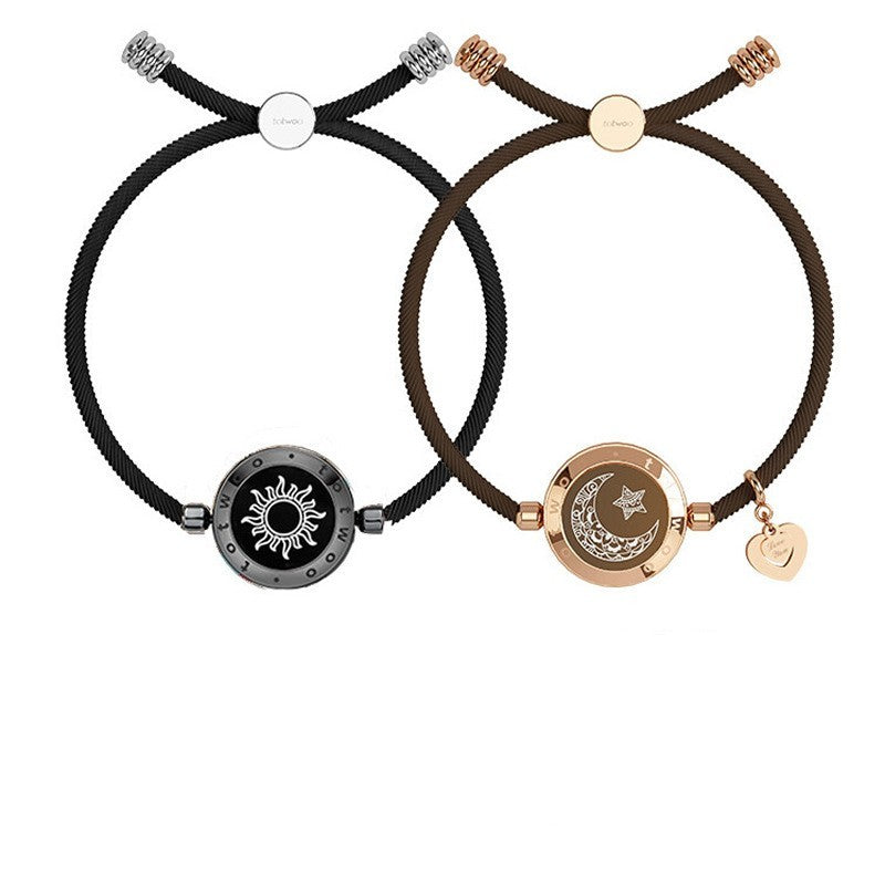 Long Distance Couple Bracelet