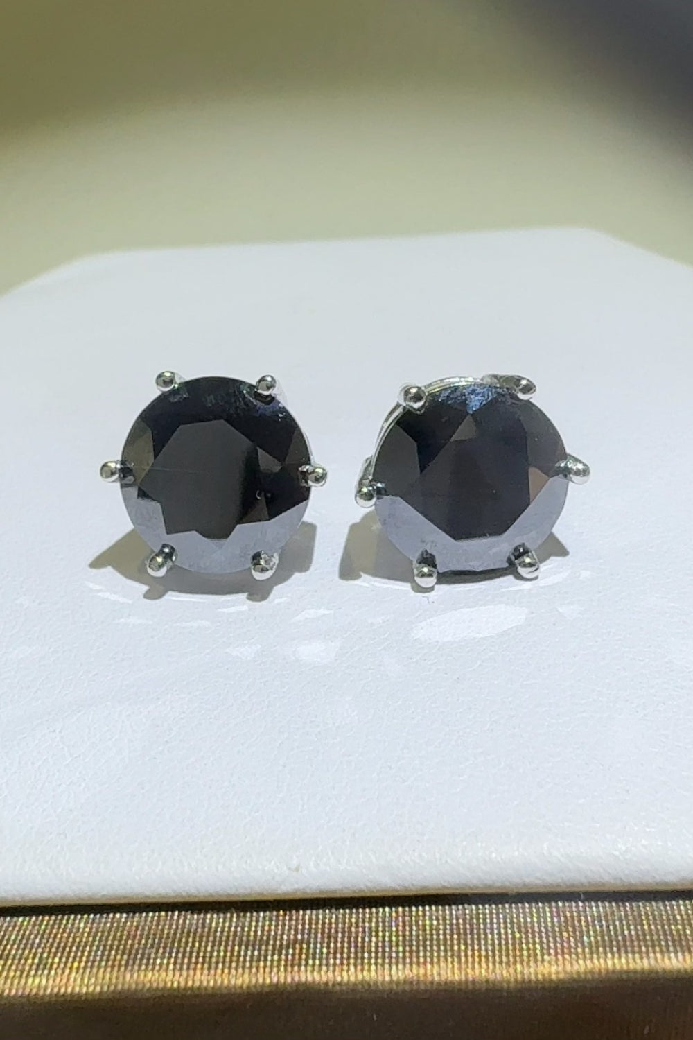 4 Carat Moissanite 925 Sterling Silver Stud Earrings