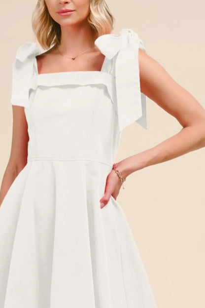 SO ME Fit and Flare Washed Gameday Dress