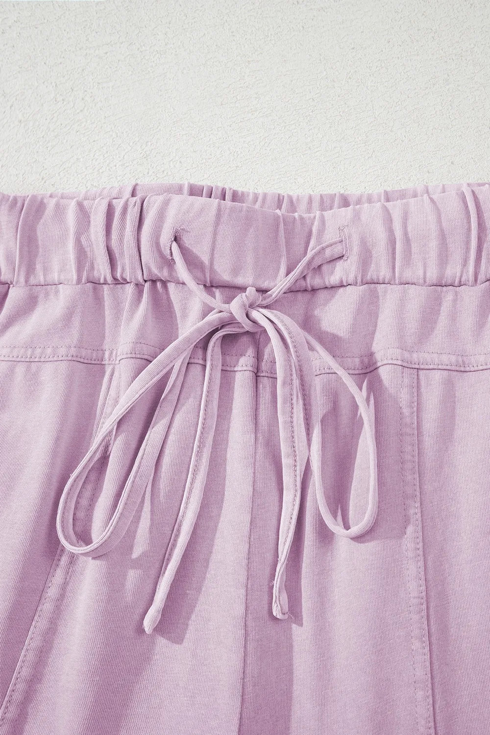 Wide-Leg Cargo Pants with Drawstring Waist