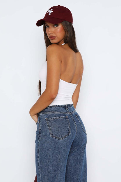 Lovelet Halter Neck Cropped Slim Cami