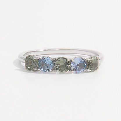 925 Sterling Silver Rhinestone Ring Silver