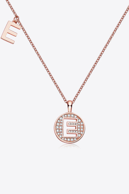Moissanite A to J Pendant Necklace E One Size