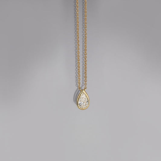 18K Gold-Plated Stainless Steel Pendant Necklace Style A One Size