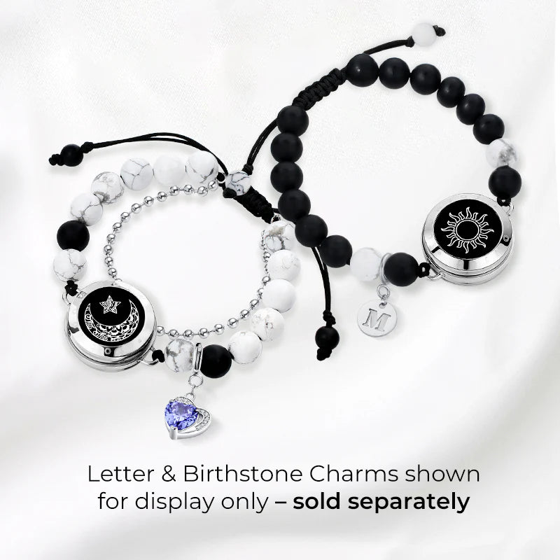 Long Distance Couple Bracelet