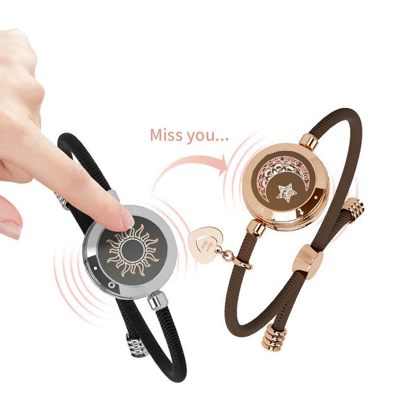 Long Distance Couple Bracelet