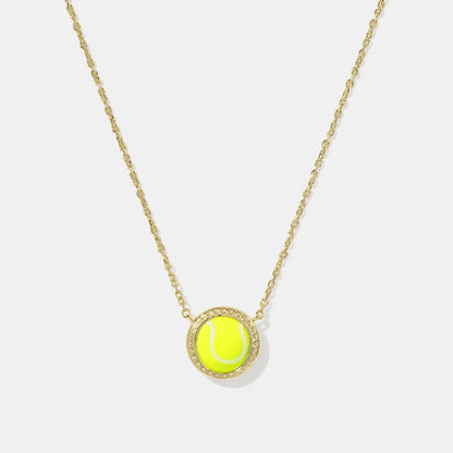 Sporty Element Resin Necklace