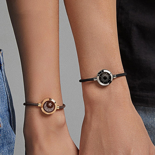 Long Distance Couple Bracelet