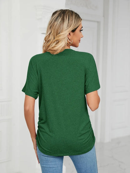 V-Neck Short Sleeve T-Shirt
