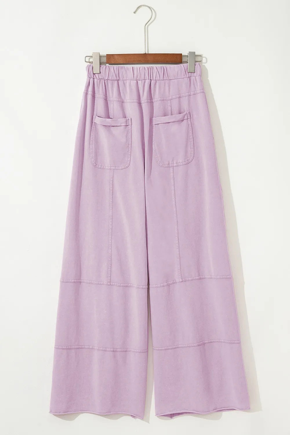 Wide-Leg Cargo Pants with Drawstring Waist