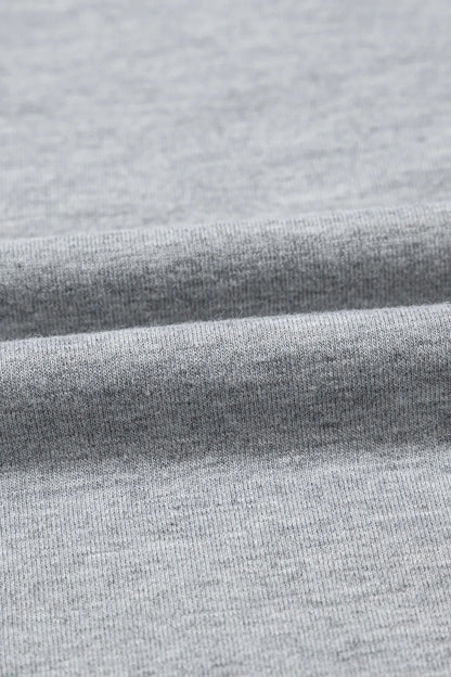 High Raglan Half Sleeve V Neck Oversized T Shirt