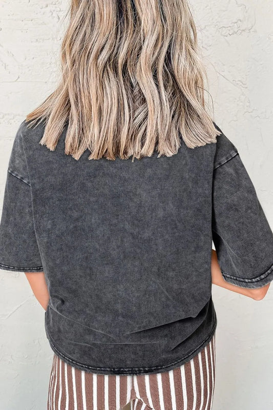 Graphic Mineral Washed Vintage Tee