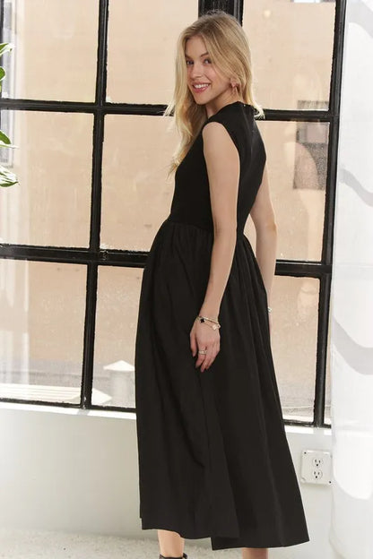 ADORA V-Neck Cap Sleeve Dress