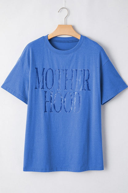 MOTHERHOOD Letter Graphic T-Shirt