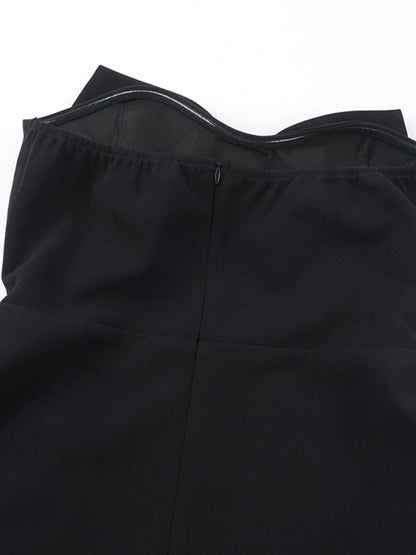 Bow Tube A-Line Mini Dress