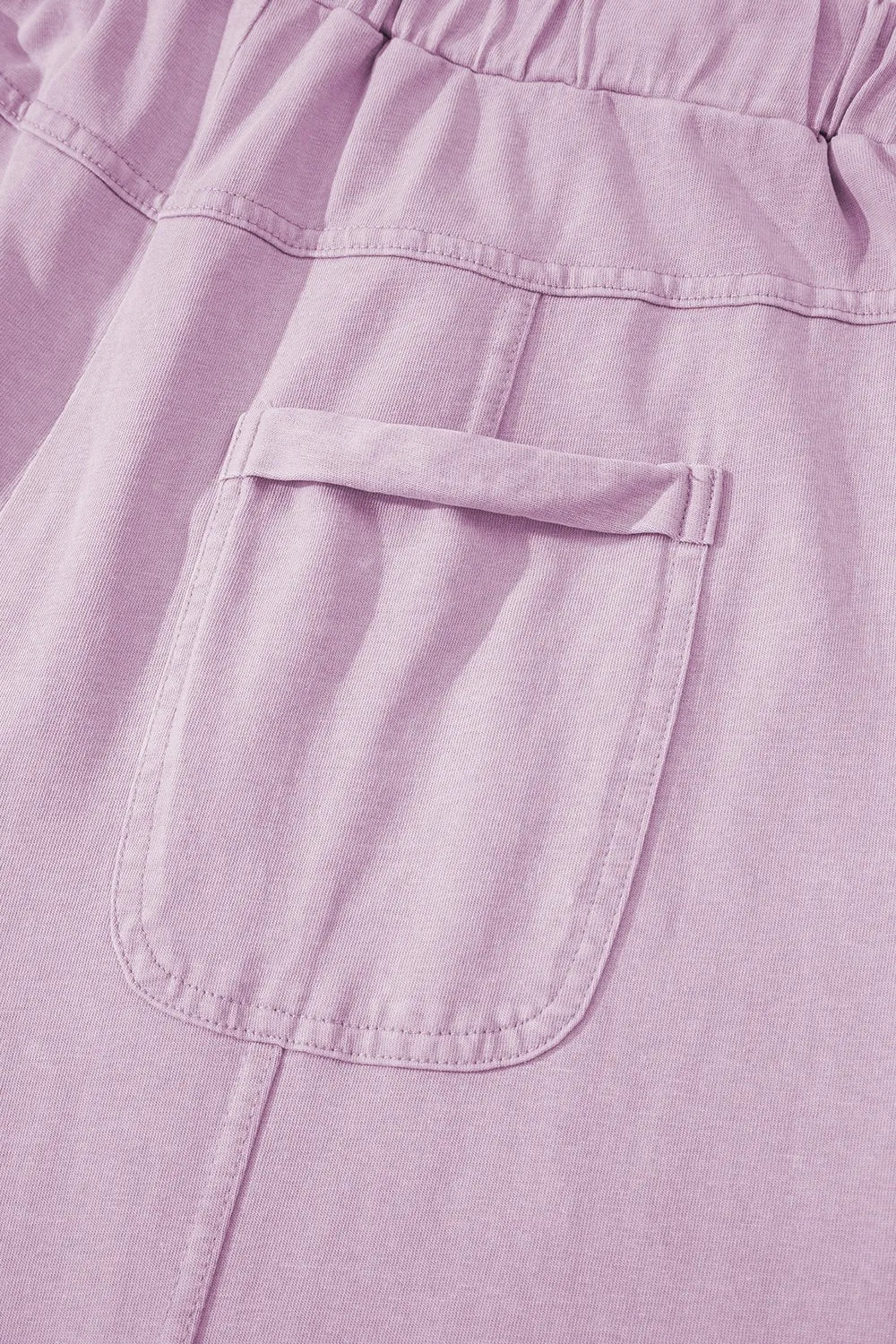 Wide-Leg Cargo Pants with Drawstring Waist