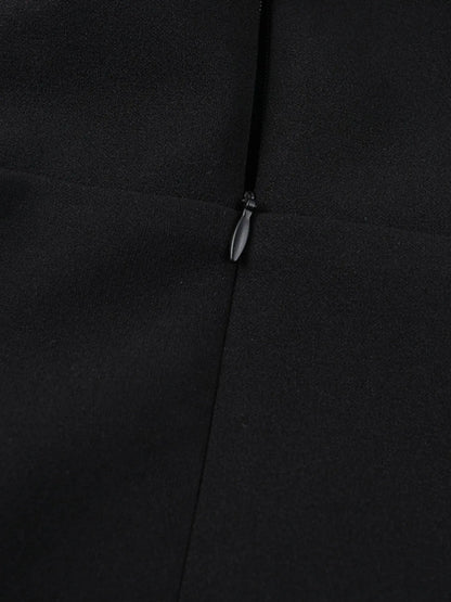 Bow Tube A-Line Mini Dress