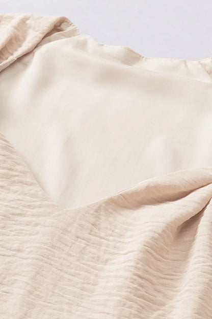 V Neck Knotted Shoulder Vest